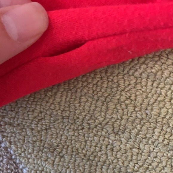 ❤️ VINTAGE BETSEY JOHNSON RETRO DROP WAIST RED MAXI MIDI 90s y2k GRUNGE XS - Picture 5 of 11